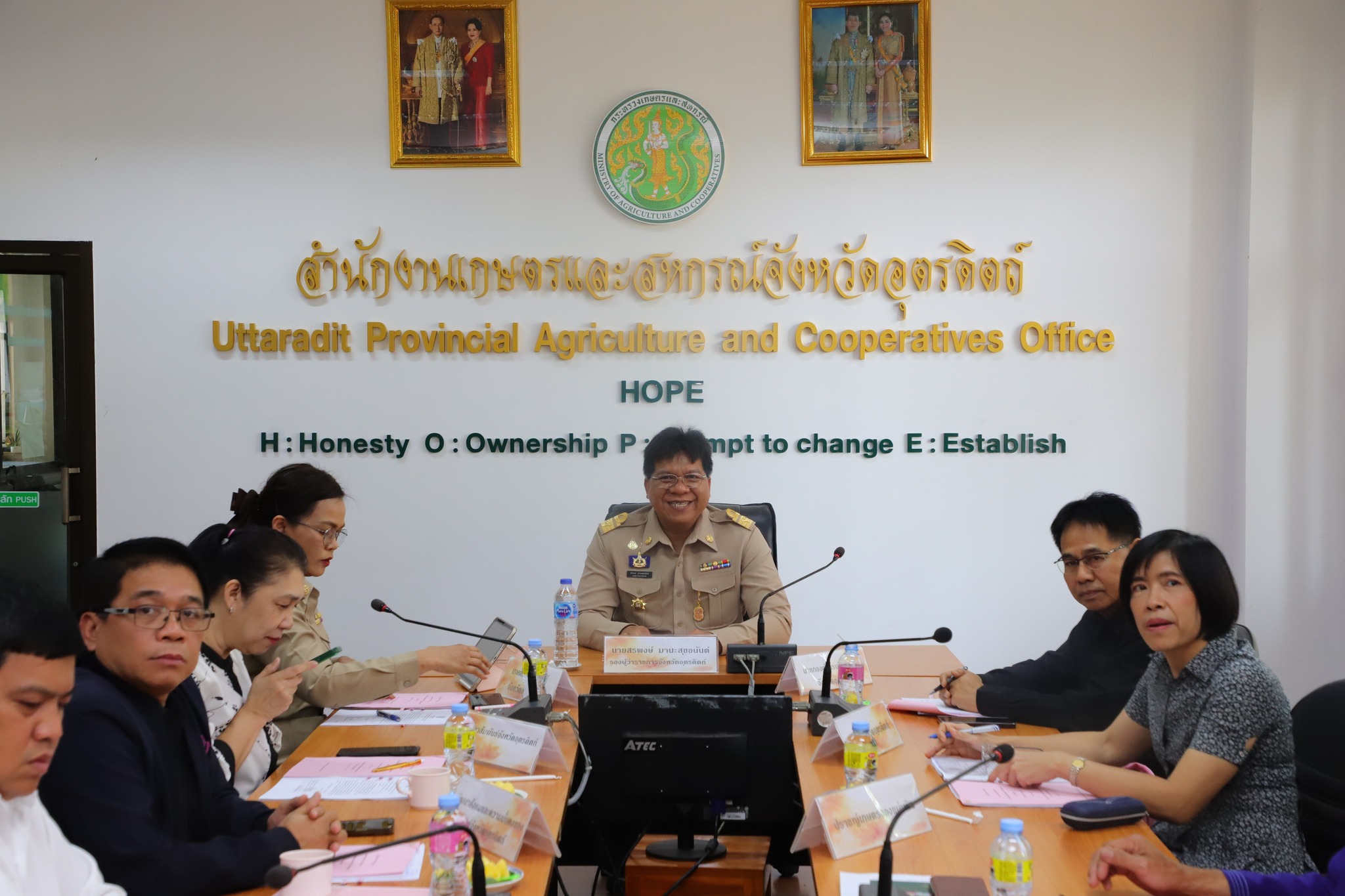 จังหวัดอุตรดิตถ์ ประชุมติดตาม โครงการรักษ์น้ำเพื่อพระแม่ของแผ่นดิน จังหวัดอุตรดิตถ์ครั้งที่ ๑/๒๕๖๙