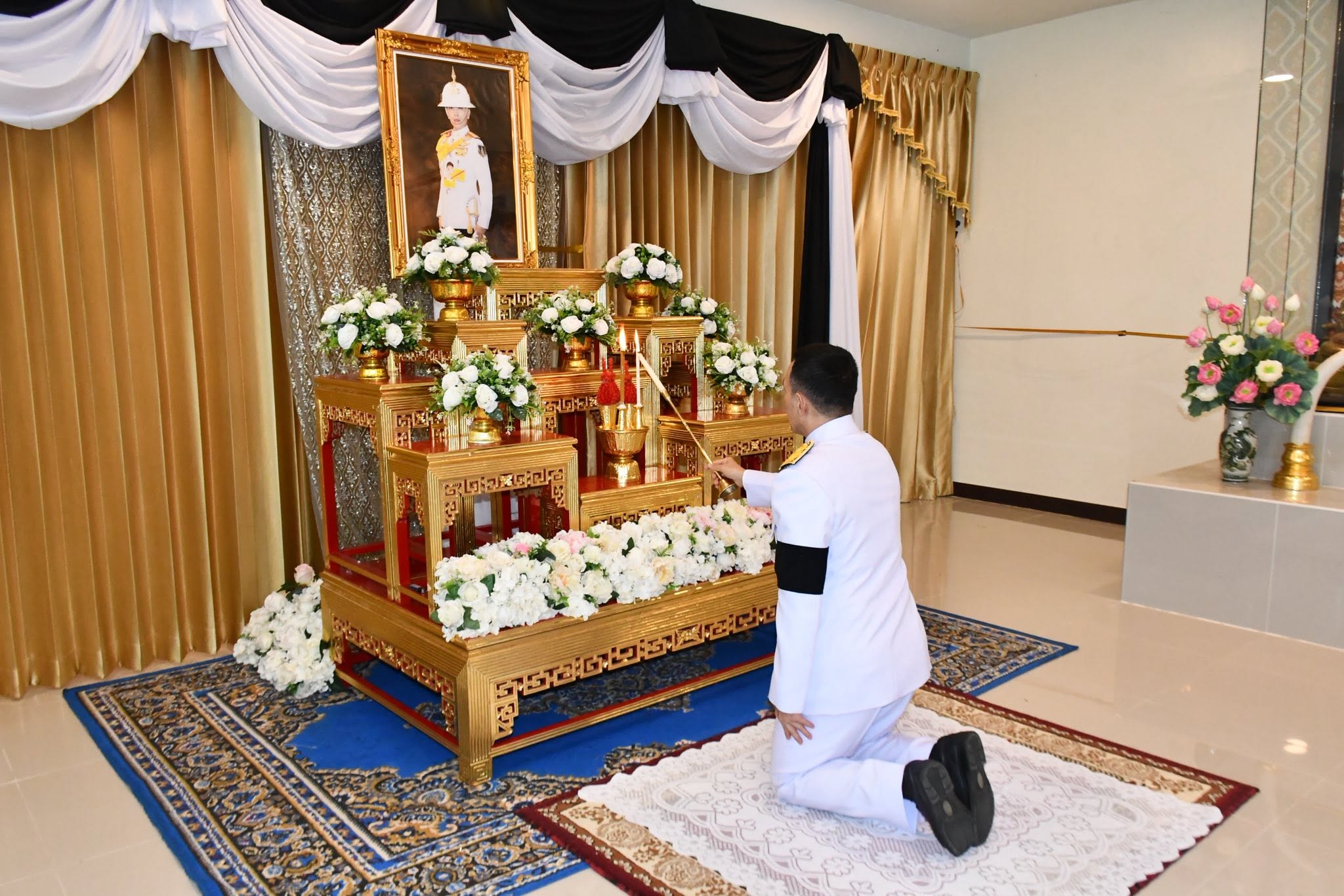 จังหวัดอุตรดิตถ์ ประกอบพิธีบำเพ็ญกุศลในวาระครบ 7 วัน (สัตตมวาร) แห่งการสิ้นพระชนม์ ถวายเป็นพระกุศลแด่ สมเด็จพระเจ้าลูกเธอ เจ้าฟ้าพัชรกิติยาภา นเรนทิราเทพยวดี กรมหลวงราชสาริณีสิริพัชร มหาวัชรราชธิดา