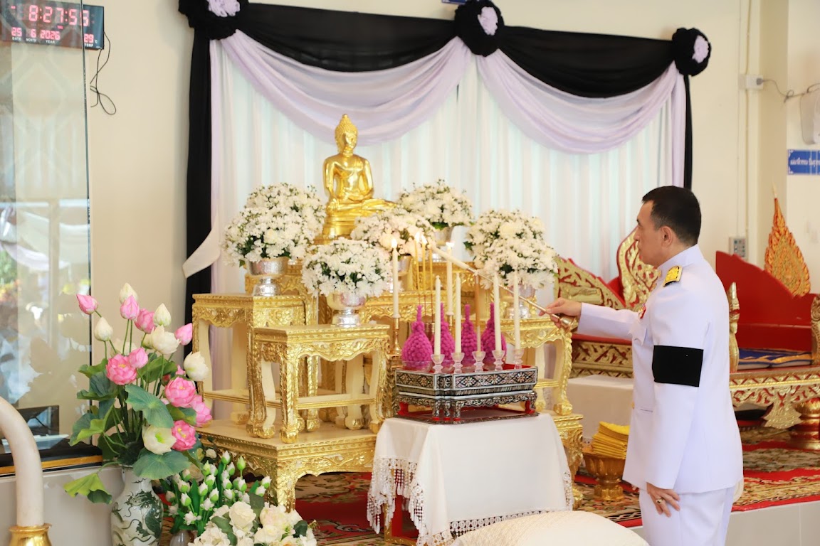 จังหวัดอุตรดิตถ์ ประกอบพิธีบำเพ็ญกุศลในวาระครบ 15 วัน ( ปัณรสมวาร ) แห่งการสิ้นพระชนม์ ถวายเป็นพระกุศลแด่ สมเด็จพระเจ้าลูกเธอ เจ้าฟ้าพัชรกิติยาภา นเรนทิราเทพยวดี กรมหลวงราชสาริณีสิริพัชร มหาวัชรราชธิดา